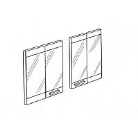 Fmi Products 36 Inch Extruded Aluminum Bi-Fold Doors - Black BDB36